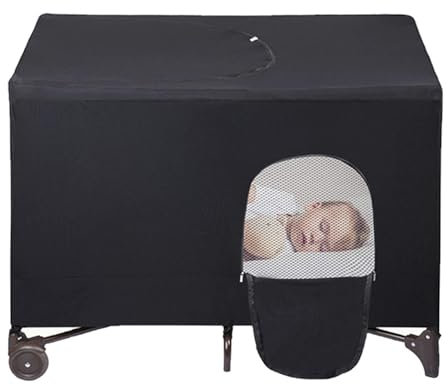 FGDTREE Atmungsaktives Kinderbett Wachzelt Für Playard Säuglinge Krippe Sorgt Für Eine Bequeme Und Leichte Kontrolle Für Entspannte Schlaf