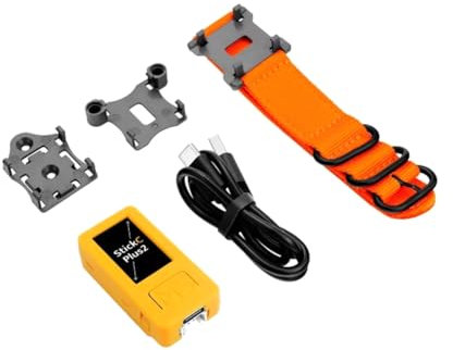 Jaqperd Kit de Reloj Inteligente M5 StickC PLUS2 ESP32: Dispositivo IoT Mejorado con Amplios Accesorios para Desarrolladores y Aficionados