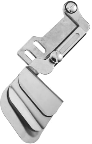 BETOOKY Plegadora de Costura Doméstica de Metal en Plata Función de Pliegue de Tela para Máquina de Coser en Proyectos de Costura