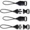 Op/Tech 1301082 1.5 mm Mini QD Loops Connectors for Camera - Black