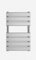 iBathUK | 650 x 400 mm Chrome Designer Flat Panel Heated Towel Rail Radiator