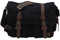 Berchirly Vintage Military Herren Canvas Messenger Bag für 13,3-17 Zoll Laptop, Vintage-Schwarz, L-14.7