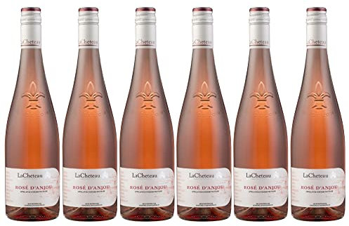 LaCheteau - Vino Rosato, Rosé d'Anjou demi-sec, Valle della Loira, Francia (6 x 0,75 l)