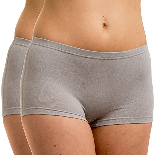HERMKO 5700 2er Pack Damen Panty aus anschmiegsamer Baumwolle/Elastan