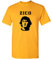 Zico Brazil Football World Cup Mens T-Shirt (Medium) Yellow