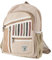 GURU SHOP Ethno Hanf Rucksack - Natur/beige/gestreift, Herren/Damen, Size:One Size, 40x30x20 cm, Ausgefallene Stofftasche