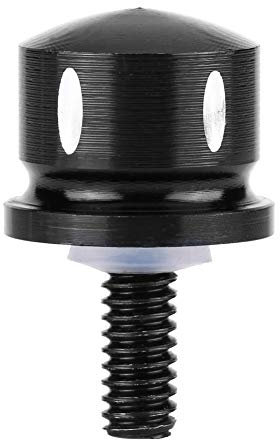 Hlyjoon Bullone di fissaggio del sedile del motociclo in alluminio bullone di sella posteriore vite di fissaggio per moto in nero + argentatori street glide accessori street glide