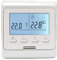 Adept Technology White LCD Digital Programmable Thermostat for Electric Underfloor Heating - Includes 3M Sensor Cable - Energy-Saving Temperature Control and Easy-to-Use Interface