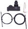 METER STAR Kit di accensione per braciere, kit di accensione a pulsante per braciere a gas, include 2 prese di accensione e cavi di accensione e filo di messa a terra