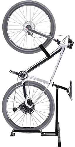 Qualward Vertikaler Fahrradständer Boden Fahrradträger Verstellbares aufrechtes Design, platzsparend für Wohnzimmer, Schlafzimmer und Garage