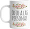 Tazas graciosas con frase Tazas originales para regalar Regalos originales para hombre y mujer Caja regalo con chuches cumpleaños Amigo invisible (Odio a las personas)