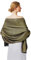 vimate Sparkly Shawl Scarf, Elegant Metallic Shawls and Wraps for Guest Women formal Dress (US-Black & Gold)