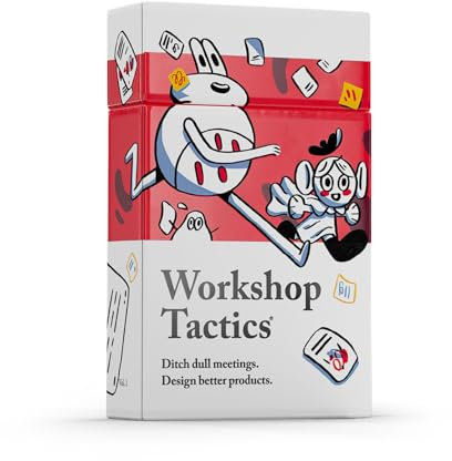 Pip Decks Workshop Tactics Card Deck, outil professionnel pour améliorer votre influence, votre confiance et votre persuasion dans les ateliers, réunions, présentations et plus encore, 54 cartes dans