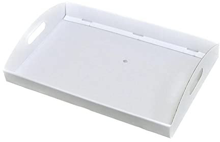 Cesto Vassoio Ideale per trasportare e Contenere Le bomboniere i Sacchetti i ciuffetti 43.5x29x4.5 cm (1 Pezzo Lino Bianco)