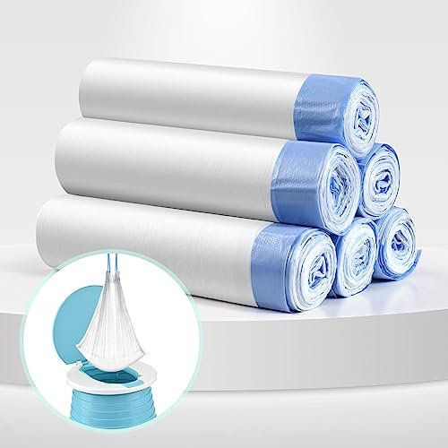 Lot de 90 Sacs de Rangement Portables Universels Avec Cordon de Serrage Pour Enfant en Bas âge, Siège de Toilette, Sacs de Nettoyage Jetables Pour Enfants, Tout-Petits, Adultes, Animaux