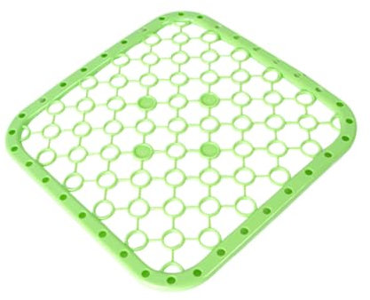 PRETYZOOM Alfombrilla De Silicona Verde para Fregadero Aislante Térmico Protector De Fregadero Escurridor De Platos para Cocina