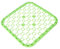 PRETYZOOM Alfombrilla De Silicona Verde para Fregadero Aislante Térmico Protector De Fregadero Escurridor De Platos para Cocina