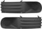 Auto 1 Paar Auto Links Rechts Vorne Stoßstange Nebel Licht Abdeckung Grill Für VW T5 Für Transporter 2003-2009 7H0807489B 7H0807490B Nebelscheinwerfergitter