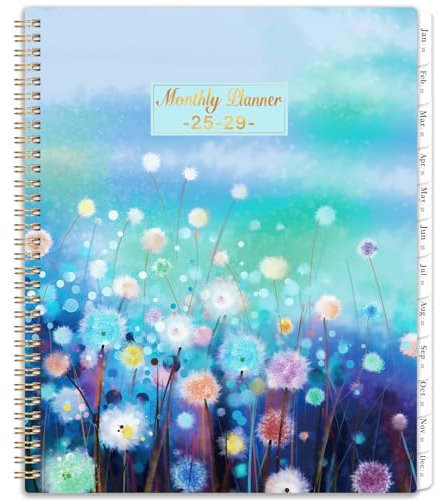 Monthly Planner/Calendar 2026-2030 - 5 Year Monthly Planner 2026-2030 from Jan 2026 - Dec 2030, 9 x 11, 2026-2030 Calendar Planner with Marked Tabs