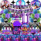 Fortnit Geburtstagsdeko Junge 11 Jahre, 95Stück Videospiel Deko Partygeschirr, Gaming Party Deko Kindergeburtstag, Geburtstag Luftballon Banner Tischdecke Teller Papiertuch Ect Thema Geburtstagsparty