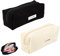KUIZHEN Federmäppchen, 2 Stück Mäppchen Cord-Stoff Pencil Case Federmappe Etui mit Zippered Teenager für Schlampermäppchen für Schule Mädchen Jungen Büro (Schwarz, Weiß)