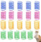 QEDBOJE 20 Stück Katzenspielzeug Spirale, Neuheit Spring Spirale Spielzeug, Faltbare Kunststoff Spielzeug, Buntes Cats Toy Spiralfedern, für Haustiere zum Spielen (Colorful)