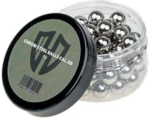 50 palline in acciaio cromato Cal.50 | Glass Breaker Balls | HDR50 | HDP50