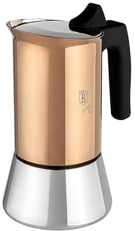 Berlinger Haus Cafetière à expresso 9 tasses Or rose Metallic Line BH-8550