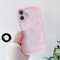 QLTYPRI Bow Case for iPhone 16 Plus, Clear Cute Ribbon Bow Phone Case Curly Wavy Aesthetic Phone Case, Slim Soft Transparent Shockproof Protective Cover for Women Girls - Pink