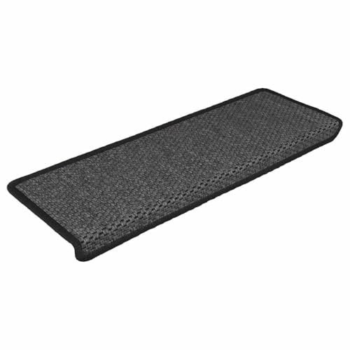 vidaXL Stufenmatten Selbstklebend Sisal-Optik 30Stk. 65x21x4cm, Treppenmatten, Treppenteppich, Stufenteppich, Treppenschoner, Treppenschutz