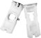 Refrigerator Handle, Refrigerator Door Handle Support Kit for Samsung RFG238AARS, RFG293HAPN, RFG298HDBP/XAA Refrigerator