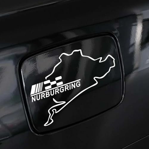 KUSQCRGA Autoaufkleber Motor Tankdeckel Nürburgring Vinyl Dekor Aufkleber, passend für Aiways U5 PRO U6 U7 2020 2021 2022