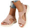 Sandali Donna Estive Ortopediche 2025 Elegante Comodi Sandali Bassi Mesh Traspirante Pianta Larga Casual Leggero Sandalo Sportivo Trekking Lavabili Scarpe Estivi Aperta Antiscivolo Morbida Gomma Suola