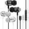 2 Packs Lightning Wired Headphones for iPhone, [MFi Certified] In-Ear Earbuds with Built-in Microphone & Volume Control, Earphones Compatible with iPhone 14 13 12 11 Pro Max/X XS Max XR/8 7 Plus