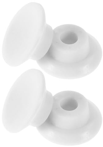 ERINGOGO Freezer Drain Hole Stopper Round Freezer Drain Hole Plug Replacement Set of 4 Leak-Proof Sealing Plug for Chest Freezers Refrigerators and Ice Tanks Easy Fit for Holes