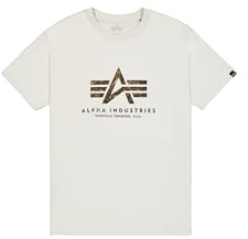 Alpha Industries Herren Basic Bl Effect Print T-Shirt (1er Pack)