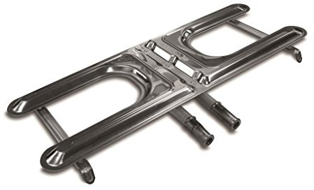 GrillPro 23515 - Bruciatore Universale a Forma di H, da 40,5 cm, Colore: Argento