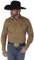 Wrangler Men's Western Work Shirt Firm Finish - Beige (Rawhide) - XX-Large High