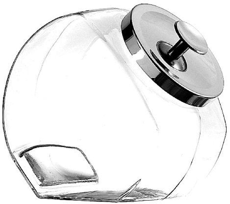 Anchor Hocking Penny Candy Jars with Chrome Lid, 1-Gallon, Set of 4