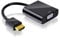CSL - Full HD HDMI to VGA adapter including audio transmission line-out - Converter - Up to 1080p HDTV support - Digital to analogue - black