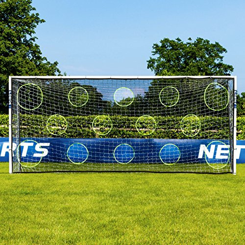 FORZA Football Goal Target Sheets - Shooting Practice Aid | Easily Attached + Detached | Perfect Your Strike! | [9 Size Options] - GOAL NOT INCLUDED