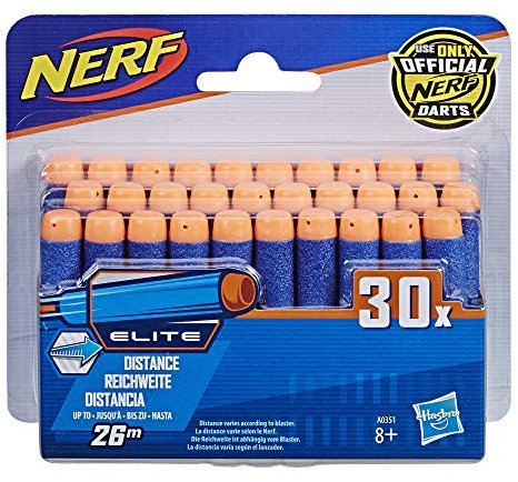 NERF Hasbro A0351EU4 - N-Strike Elite Dart Nachfüllpack, Spielzeugblasterzubehör, 30er Pack