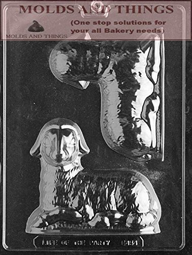 3D-Lamm-Oster-Schokoladenform mit urheberschriftlicher Anleitung (evtl. nicht in deutscher Sprache)