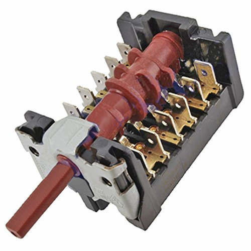 SPARES2GO Interruptor selector de parrilla de 5 posiciones para horno Lamona