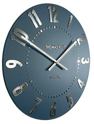 Thomas Kent London Mulberry Wall Clock in Midnight Blue - 12