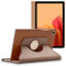 ebestStar - Hülle für Samsung Galaxy Tab A7 10.4 T505 (2022, 2020), Drehbar Schutzhülle, PU-Lederhülle, Rotierende Ständer Etui, Rotating Case Cover, Gold