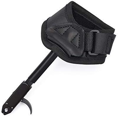 TY Archery Compoundbogen Release mit Verstellbar Handschlaufe Bogen Release Sehnenauslöser Bogenschießen Bremssattel Griff Trigger Zubehör Linke Rechte Hand
