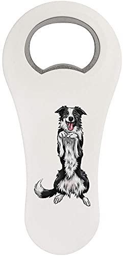 Azeeda 'Border Collie' Magnetischer Flaschenöffner (BO00062414)