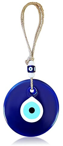 MYSTIC JEWELS Großes türkisches Glasauge mit Jude zum Verschenken, Glücksbringer, Good Luck Ornament
