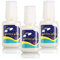 Hautkleber für Glitzertattoos, 3 Stück 8ml Glittertattoo Kleber Hautkleber Glitter Glue Pinselflasche, Wasserlöslich Glittertattoo Kleber für Halloween Karneval Motto Party Kostüm Events